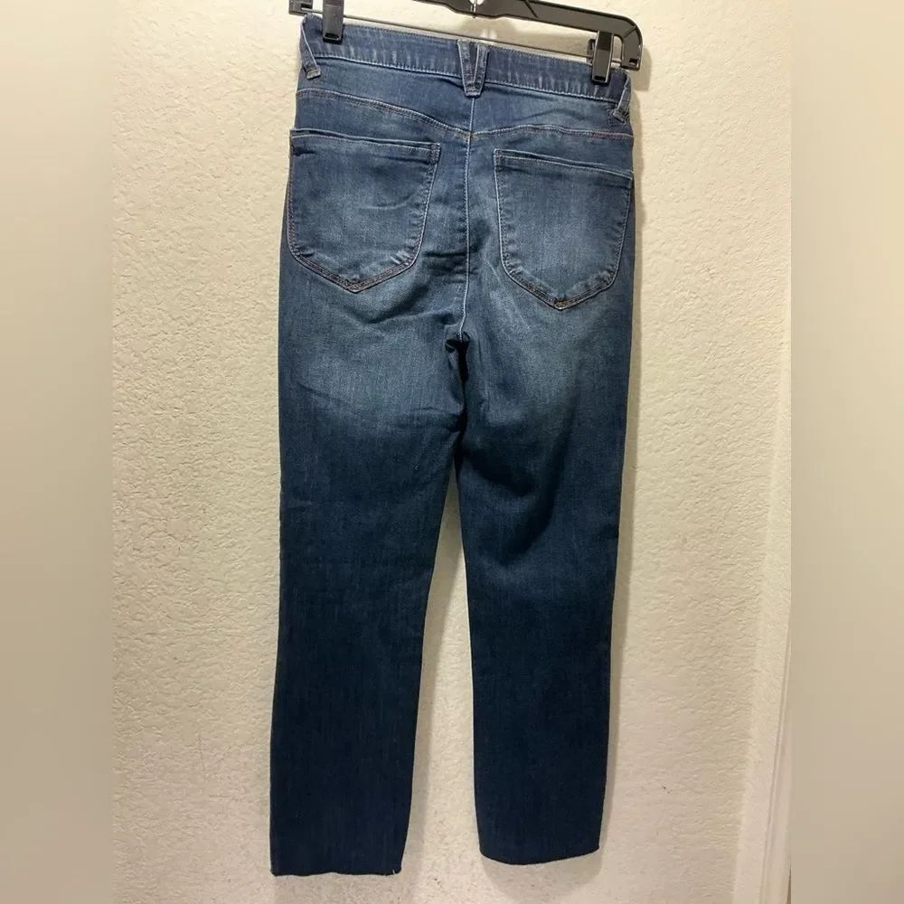 Wit & Wisdom “Ab”solution High Rise cropped button fly Boot Jeans size00 - Picture 5 of 8